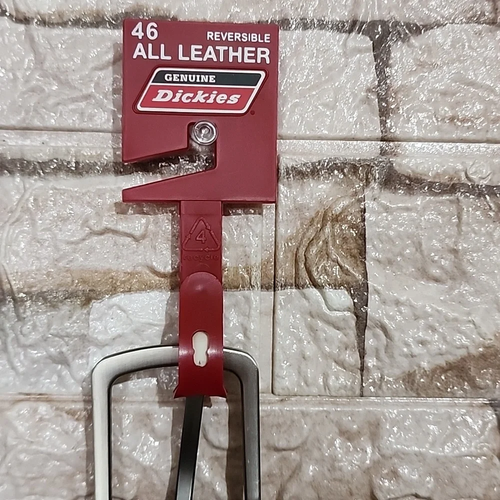 Dickies Brand New Men's Black Leather Belt